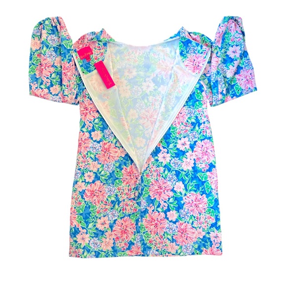Lilly Pulitzer Alyna Long Sleeve Dress Spring in Your Step Size 14 NWT - Picture 8 of 10